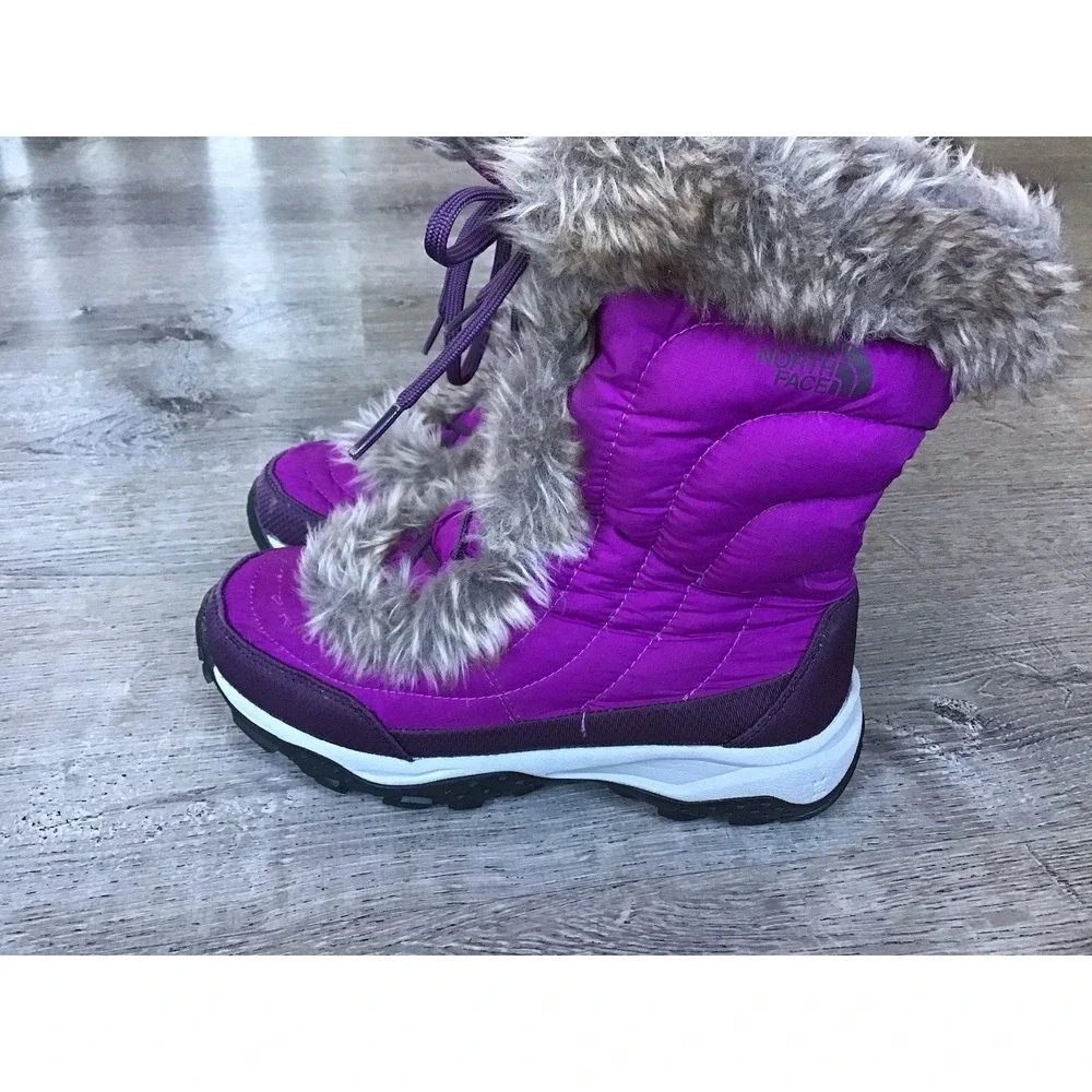 The North Face Youth Girls Size 6 Winter Snow Boots Goose Down 638540